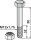 Schraube mit Sicherungsmutter M12x175 10.9