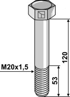Schraube M20x15 Passend für Maschio Gaspardo Berti...