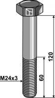 Schraube M24x3 10.9 Passend für Strom Bednar...