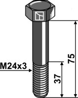 Schraube M24x3x75 10.9 Passend für Spearhead Mc...