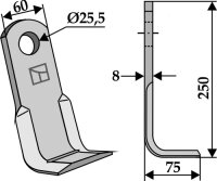 Winkelmesser Passend für Ferri Claas 901005 104.903.0