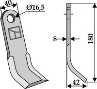 Y-Messer Passend für Nobili 17496