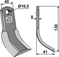 Y-Messer Passend für Nobili 19813-1781000
