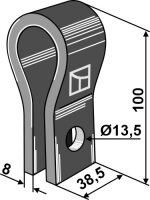 Halter Passend für Taarup Tim 40880000 Halter Passend für Taarup Tim 40880000