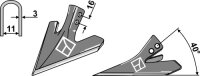 Hackschar 120mm Passend für Schmotzer Einböck...