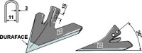 Hackschar 200mm DURAFACE