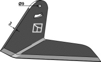 Winkelmesser links Passend für Steketee 41820092 405795