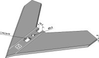 Hackschar 200mm Passend für Schmotzer HC289 361682