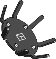 Antriebsstern für Fingerhacke Ø370mm Passend...