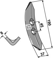 Schar Passend für Väderstad 421488