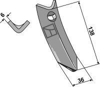 Schar Passend für Marsk-Stig 01010060
