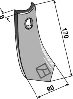 Schar 90mm Passend für Marsk-Stig 01010065