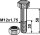 Schraube mit Sicherungsmutter M12 8.8