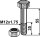 Schraube mit Sicherungsmutter M12 8.8