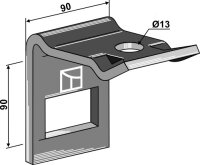Halter für Zinken 65 x 10