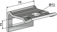 Halter für Zinken 40 x 12 Passend für...