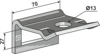 Halter für Zinken 40 x 12 Passend für...