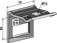 Halter für Zinken 45 x 10