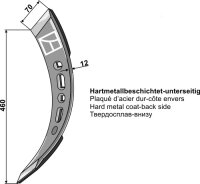 Spitze SK verdreht links Hartmetallbeschichtet Passend...