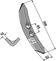 Schar 300mm Passend für Kerner Alte Ausführung...