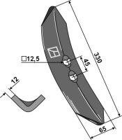 Schar 330mm