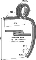 Gedrehte Schwergrubberstiel links Passend für Vogel...