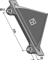 Schollenbrecher Passend für Maschio Gaspardo R17820063R