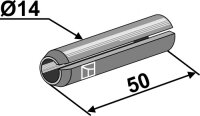 Spannstift Ø14x50