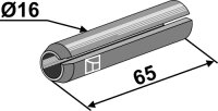 Spannstift Ø16x65 Passend für Quivogne GOU12000