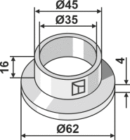Nylon Buchse