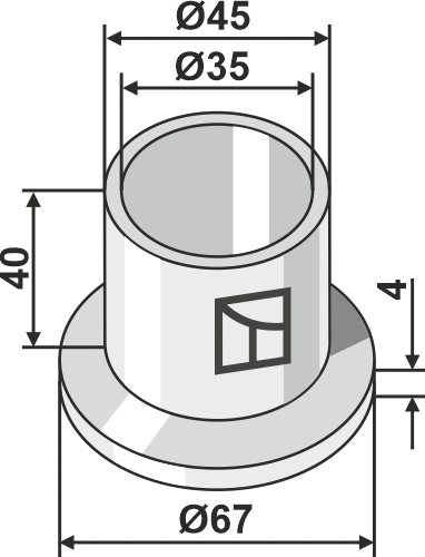 Nylon Buchse