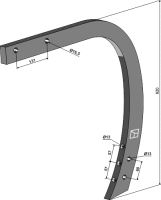 Stiel 60x25 Passend für Alpego Siptec MKOA00285