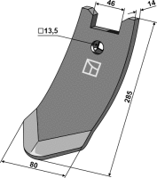 Scharspitze Passend für Alpego Siptec MKOA00305