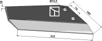 Ersatzflügel rechts Passend für Dal-Bo 76254