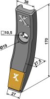 Scharspitze Hartmetall Passend für Väderstad...