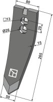 Scharspitze Passend für Väderstad 188623