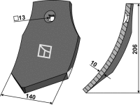 Scharspitze Passend für Razol 3488
