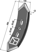Vorschar Passend für Köckerling Quadro-Triomix...