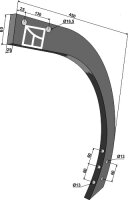 Zinken 730mm Passend für Great Plains Simba P16863...