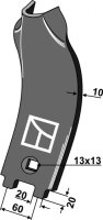 Mittelleitblech Passend für Rau RF15134