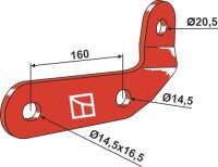 Halter rechts Delta Flex Passend für Kongskilde...