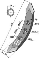 Schar Passend für Kverneland KK303110