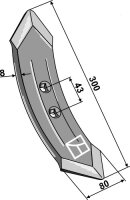 Schar K32 für System Kongskilde Passend für...