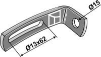 Halter links Passend für Massey Ferguson