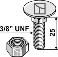 Schraube 3/8“ UNF
