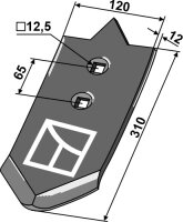 Scharspitze Passend für Unia AP-701 1738050060