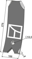 Leitblech 270mm Passend für Unia AP-702