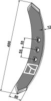 Vorschar 80 Passend für Väderstad 444898 444898-1