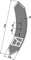 Vorschar 120 Passend für Väderstad 444897-1 444897