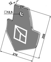 Vorschar Passend für Väderstad 454338 454338.1
